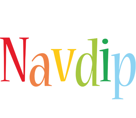 Navdip birthday logo