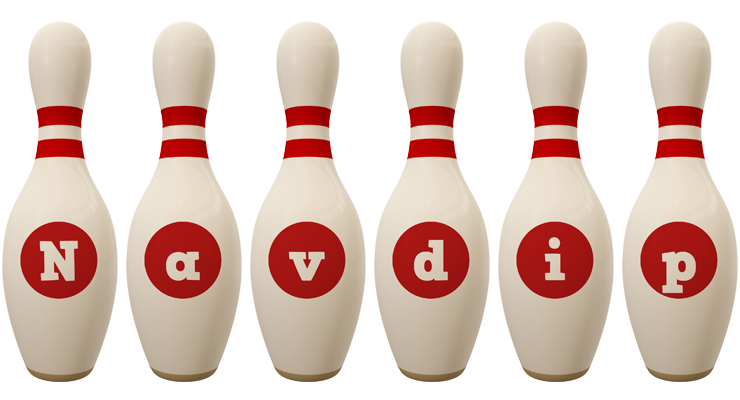 Navdip bowling-pin logo