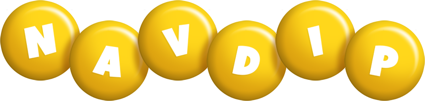 Navdip candy-yellow logo