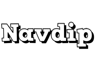 Navdip snowing logo