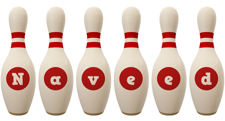 Naveed bowling-pin logo