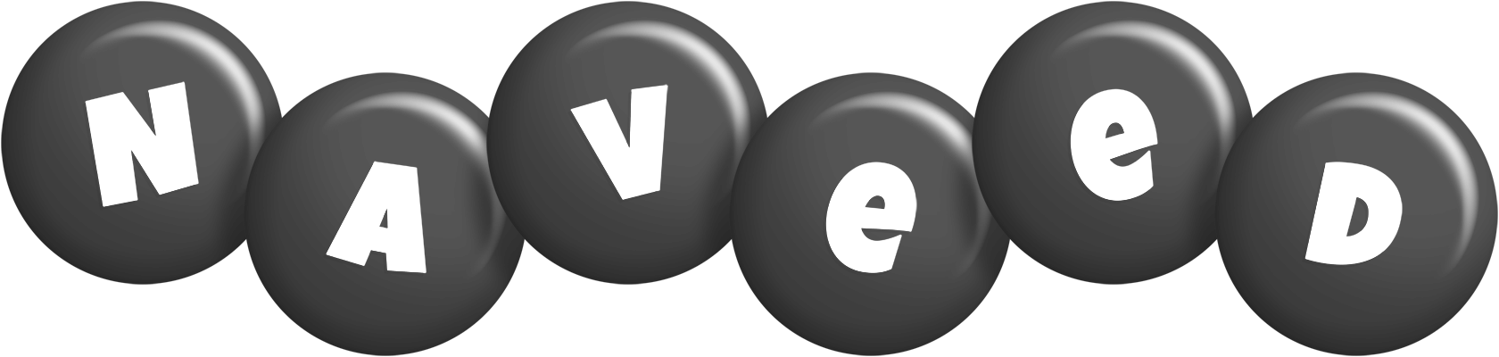 Naveed candy-black logo