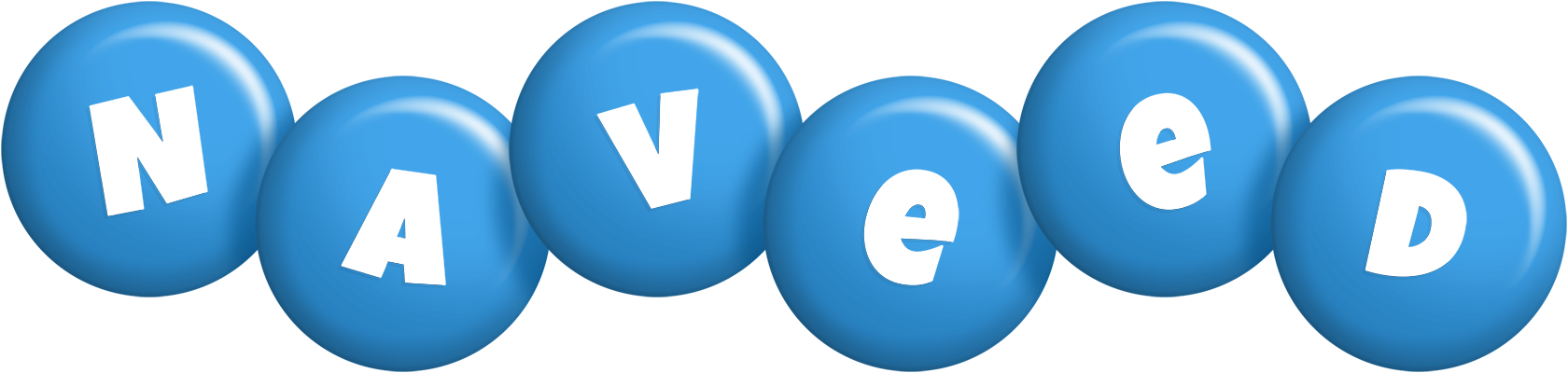Naveed candy-blue logo
