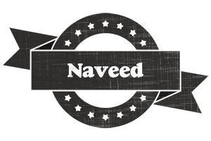 Naveed grunge logo