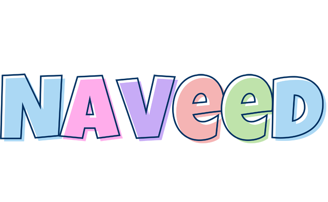 Naveed pastel logo