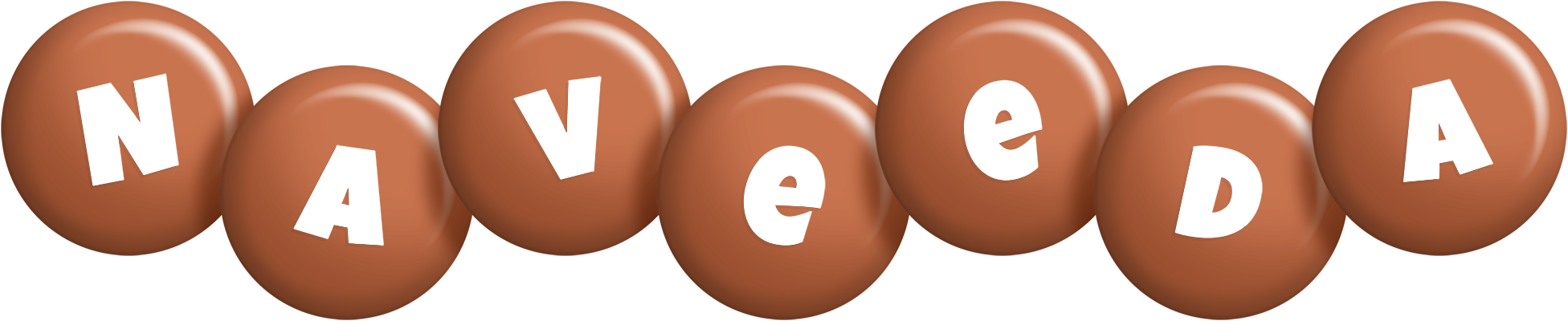 Naveeda candy-brown logo