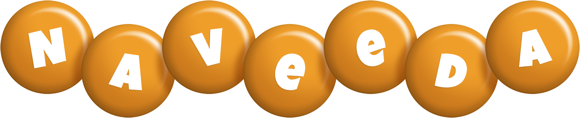 Naveeda candy-orange logo