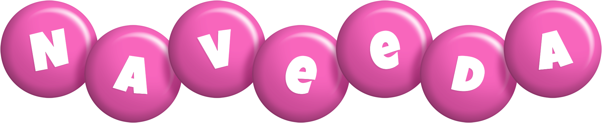 Naveeda candy-pink logo