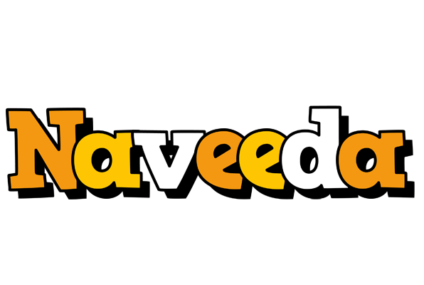 Naveeda cartoon logo
