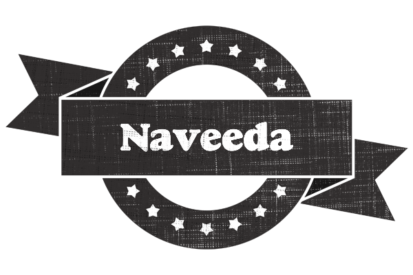 Naveeda grunge logo