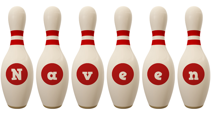 Naveen bowling-pin logo