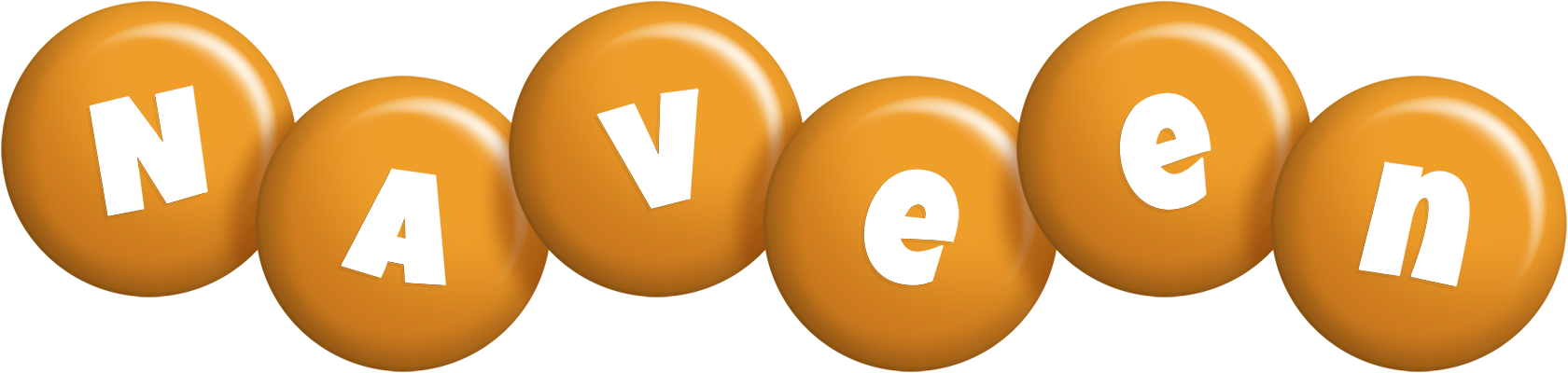 Naveen candy-orange logo