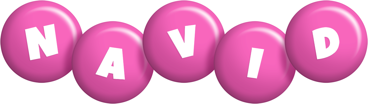 Navid candy-pink logo