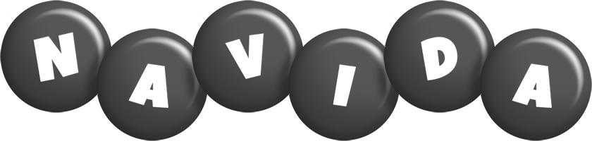 Navida candy-black logo