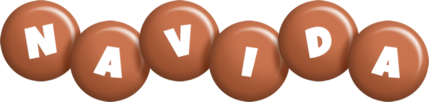 Navida candy-brown logo