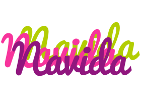 Navida flowers logo