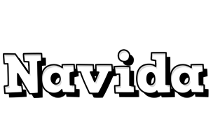 Navida snowing logo