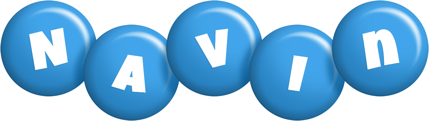 Navin candy-blue logo