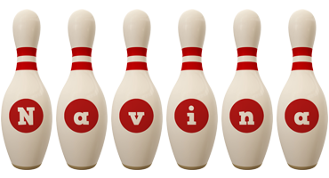 Navina bowling-pin logo