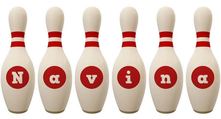 Navina bowling-pin logo