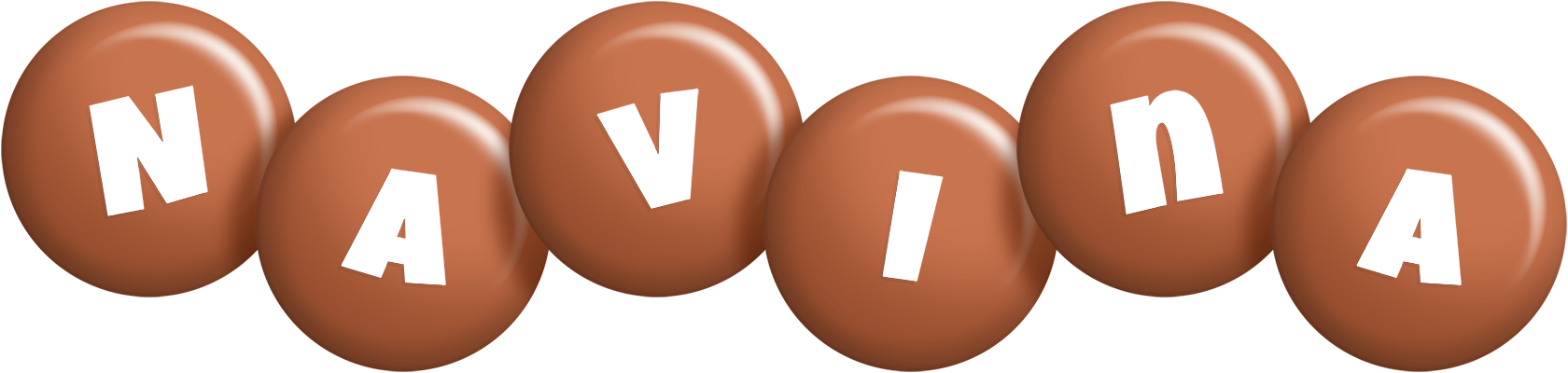 Navina candy-brown logo