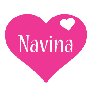 Navina love-heart logo