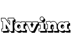 Navina snowing logo