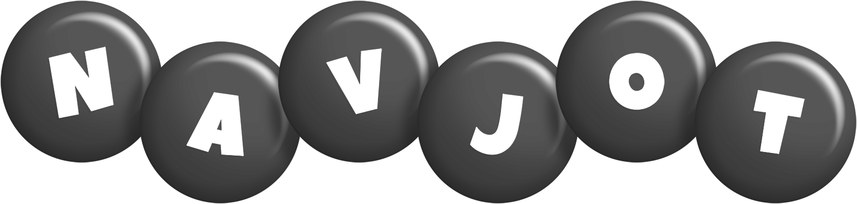 Navjot candy-black logo