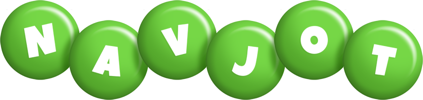 Navjot candy-green logo