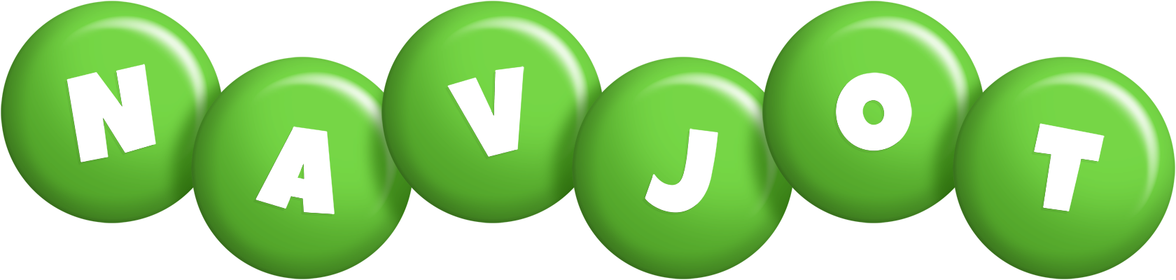 Navjot candy-green logo