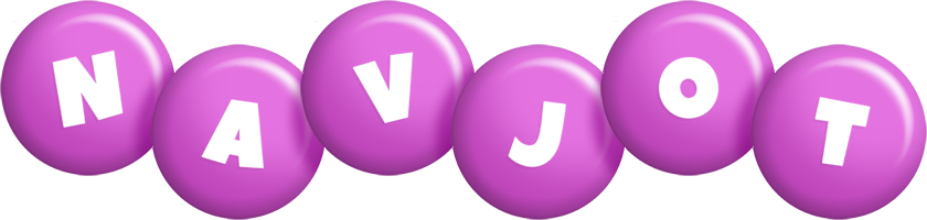 Navjot candy-purple logo