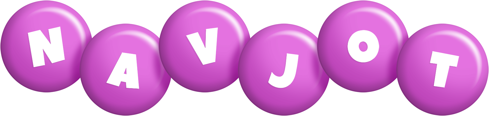 Navjot candy-purple logo