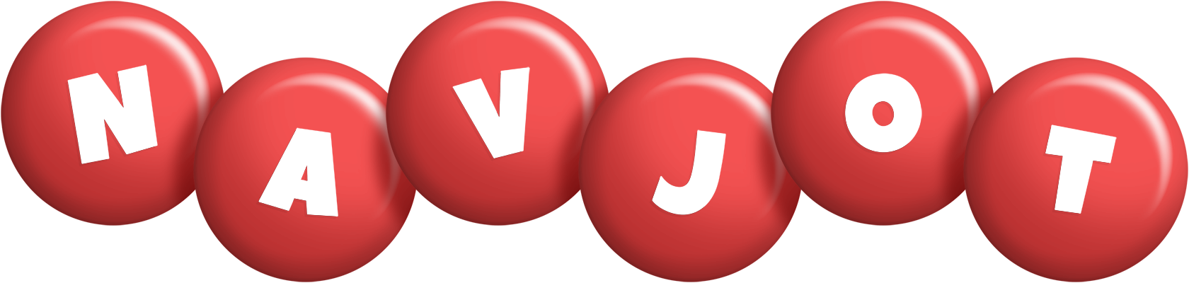 Navjot candy-red logo