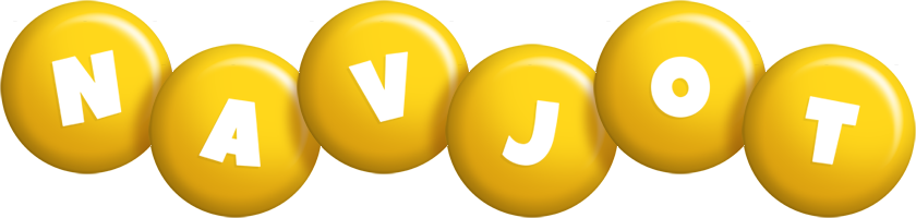 Navjot candy-yellow logo