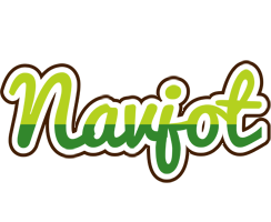 Navjot golfing logo