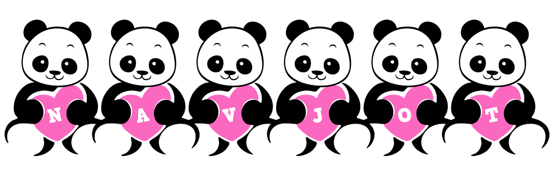 Navjot love-panda logo
