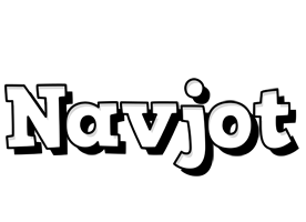 Navjot snowing logo