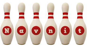 Navnit bowling-pin logo