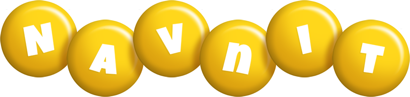 Navnit candy-yellow logo