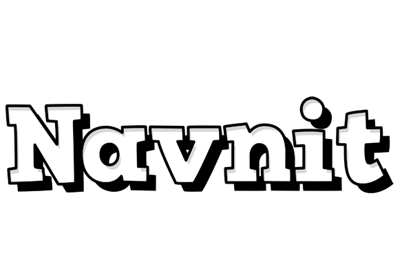Navnit snowing logo