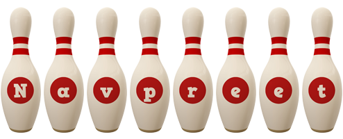 Navpreet bowling-pin logo