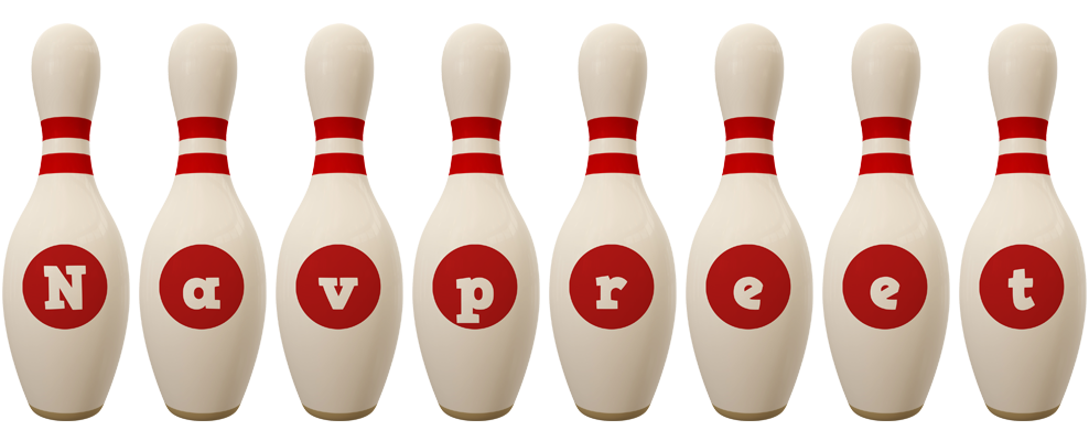Navpreet bowling-pin logo