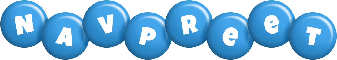 Navpreet candy-blue logo