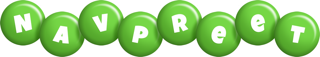 Navpreet candy-green logo