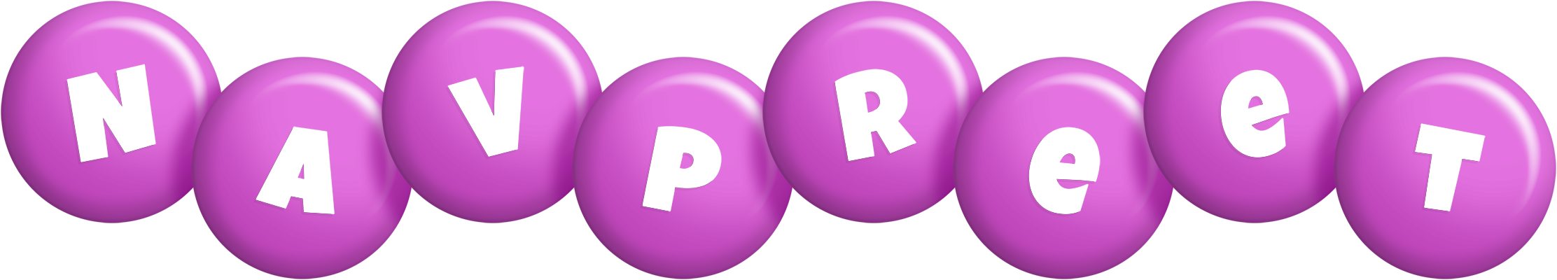 Navpreet candy-purple logo
