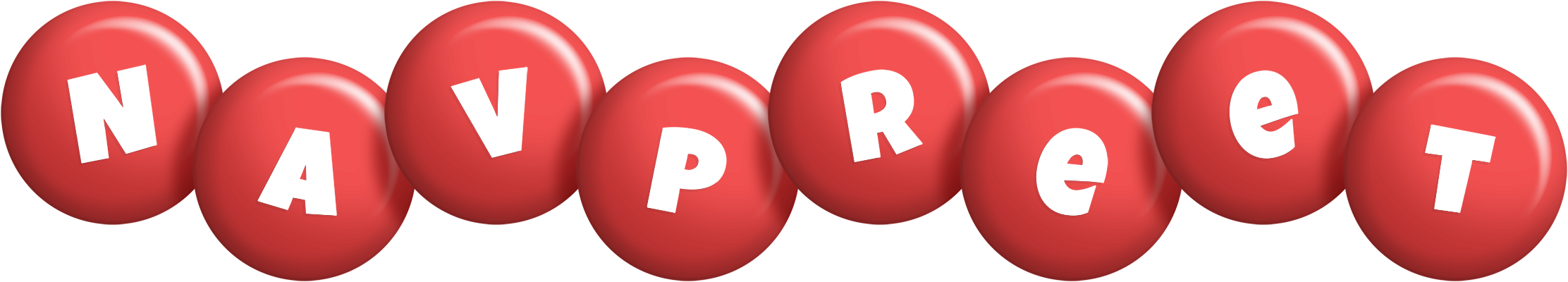 Navpreet candy-red logo