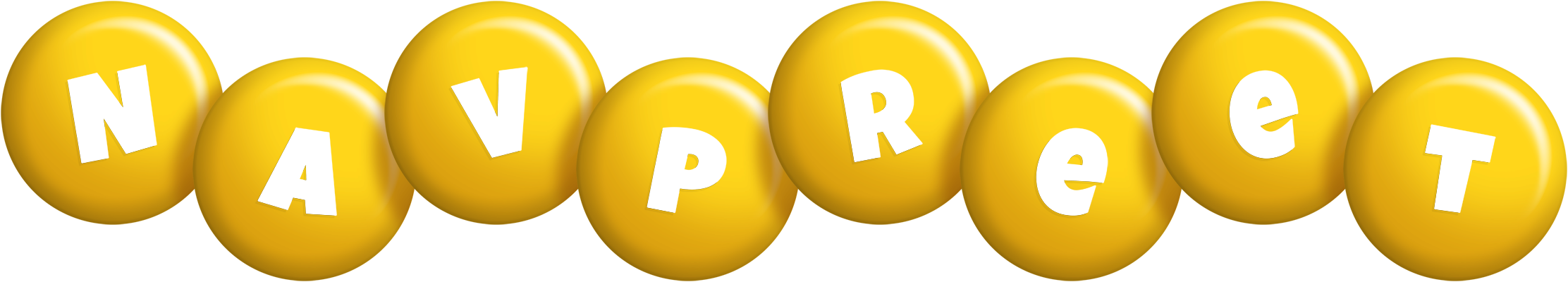 Navpreet candy-yellow logo