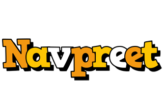 Navpreet cartoon logo