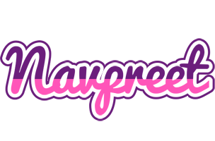 Navpreet cheerful logo