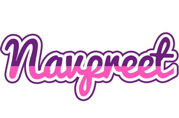 Navpreet cheerful logo